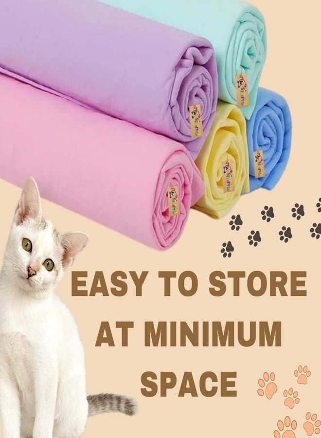 Western Era Cat & Kitten Microfiber Towel for Wet-No-More Fur | Ultra-Absorbent | Towel for Speedy Pet Drying | Quick-Dry | Say Goodbye to Drippy Dribbles - Image 4